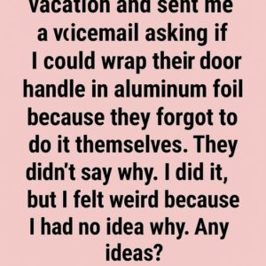 Why People Are Wrapping Aluminum Foil Around Door Handles