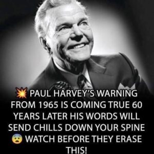 🚨 Paul Harvey Warned Us in 1965—His Words Are Hauntingly True Today! Check the 1st comment 👇👇