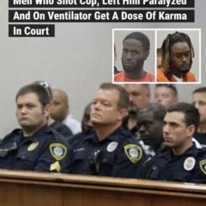 These two men shot a police officer in the head and left him paralyzed and fighting for his life on a ventilator. However, as soon as they arrived for their court hearing, they were greeted with the perfect surprise they never saw coming.