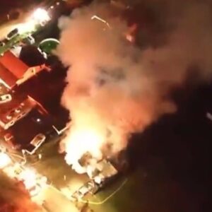 A few hours ago a big fire broke out in M… See more